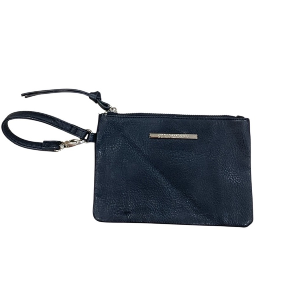 Steve Madden Black leather Wristlet